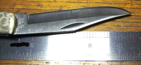 Case XX USA 1980 NOS W165 SS SAB Scrimshawed Bone Moby Dick Nantucket Ride Knife