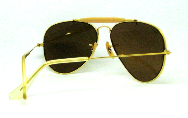 Ray-Ban USA Vintage 1980s B&L Aviator Driver TGM Outdoorsman I Sunglasses & Case