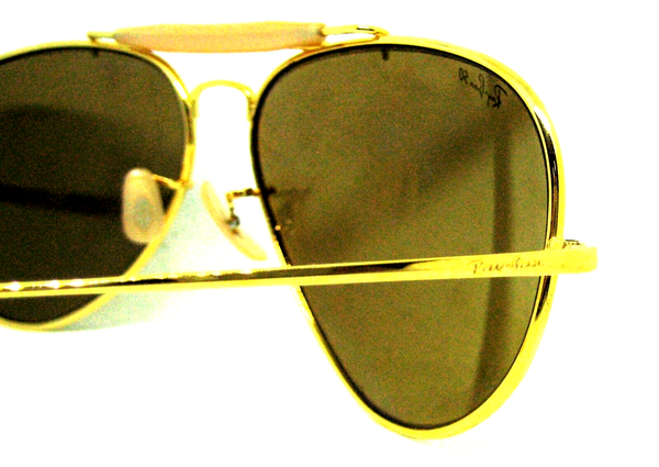 Ray-Ban USA Vintage 80s B&L *NOS The General RB-50 Aviator Rare 62mm Sunglasses