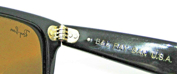 Ray-Ban USA NOS Vintage B&L Wayfarer II W0758 TGM B-15 Ebony NewInBox Sunglasses