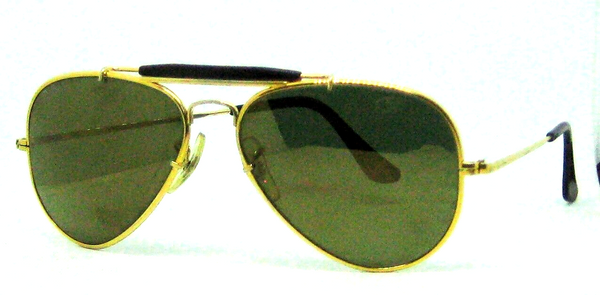 Ray-Ban USA B&L Diamond Hard Aviator Outdoorsman 58mm W1506 Survivor Sunglasses