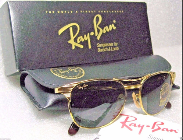 Ray-Ban USA NOS Vintage 90s B&L Signet Classic Metals W0386 NewInBox Sunglasses