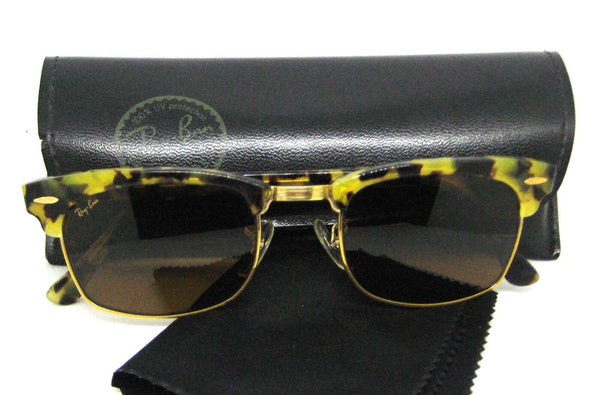 Vintage B&L Ray Ban USA B-15 Tortoise Square Antique Clubmaster W1483 Sunglasses