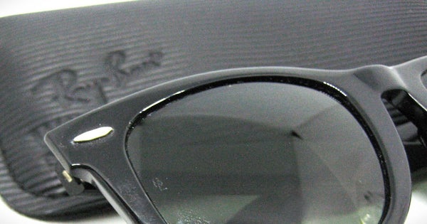 Ray-Ban USA Vintage 1970s B&L Wayfarer L 2009 Gloss Ebony 5024 Xlnt Sunglasses