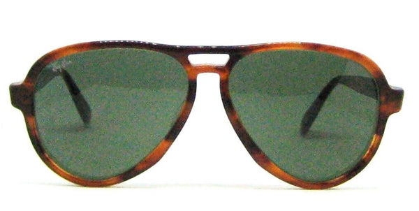 Ray-Ban USA Vintage 1980s B&L Aviator 58mm G-15 Vagabond Mint Sunglasses & Case