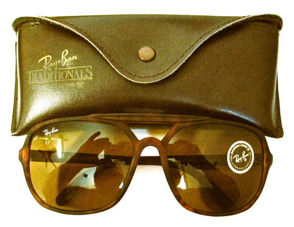 Ray-Ban NOS USA Vintage B&L 80s Timberline II Matt Tortoise W0746 New Sunglasses