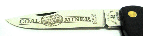 Vintage NOS Kissing Crane Rostfrei Coal Miner KC44CM New Pocket Knife Germany