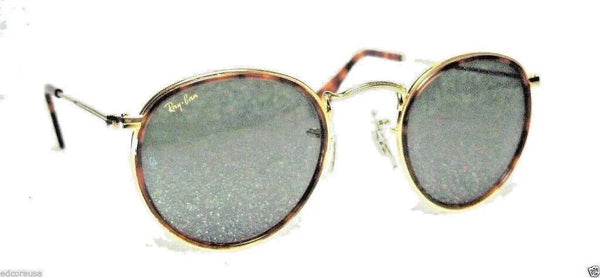 Ray-Ban USA Vintage NOS B&L Tortuga Round W1675 Classic Metals New Sunglasses