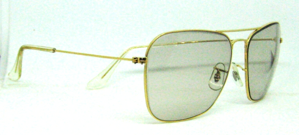 Ray-Ban USA Vintage NOS 60s B&L Aviator Caravan Blue Changeable Photo Sunglasses