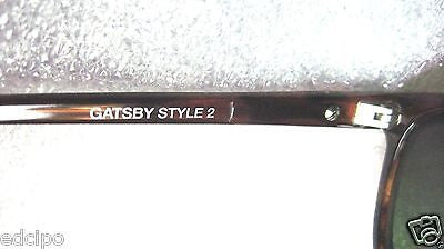 RAY-BAN NOS VINTAGE B&L GATSBY Sty-2 *DIAMOND HARD SURVIVOR W1517 NEW SUNGLASSES - Vintage Sunglasses 