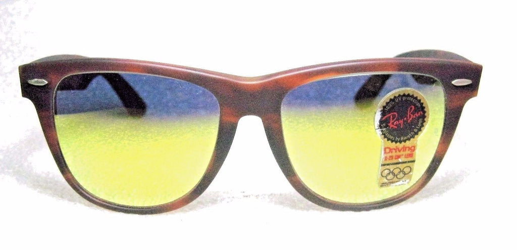 RAY-BAN *NOS VINTAGE B&L WAYFARER II VERY RARE W1681 B-23 CHROMAX NEW SUNGLASSES - Vintage Sunglasses 