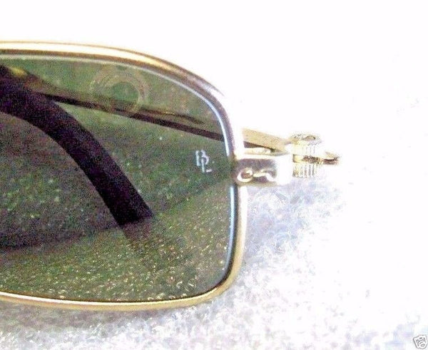 RAY-BAN *NOS VINTAGE B&L ORBS "AXIS" W2308  Brushed Gold Mirrored NEW SUNGLASSES - Vintage Sunglasses 