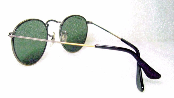 RAY-BAN *NOS VINTAGE B&L "Lennon Style" W1576 Antique Bronze NEWinBOX SUNGLASSES - Vintage Sunglasses 