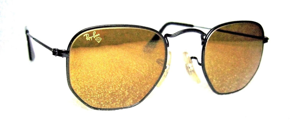 RAY-BAN NOS VINTAGE B&L HEXAGON *DIAMOND HARD SURVIVOR 3 W1910-B *NEW SUNGLASSES - Vintage Sunglasses 