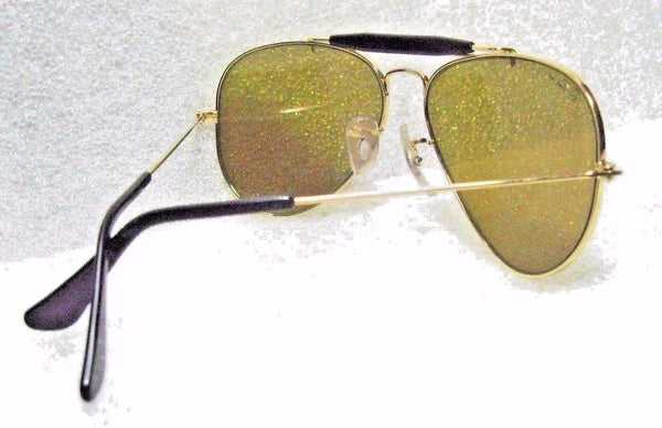 VINTAGE NOS RAY-BAN B&L AVIATOR *CHROMAX W1663 B-20CM Driving SRS NEW SUNGLASSES - Vintage Sunglasses 