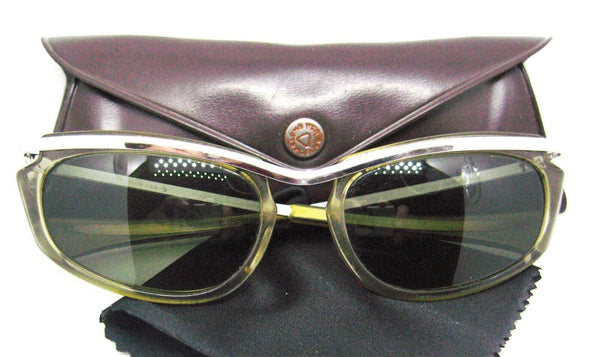 Ray-Ban USA 1950s Vintage B&L Olympian III First Gen Rare Mint Wayfe Sunglasses