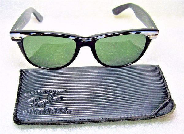 Ray-Ban USA NOS Vintage B&L Wayfarer II W1089 Street Neat Mosaic New Sunglasses - Vintage Sunglasses 