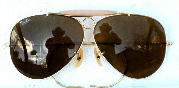 Ray-Ban USA NOS Vintage B&L  Aviator Ambermatic Bullet Shooter New Sunglasses