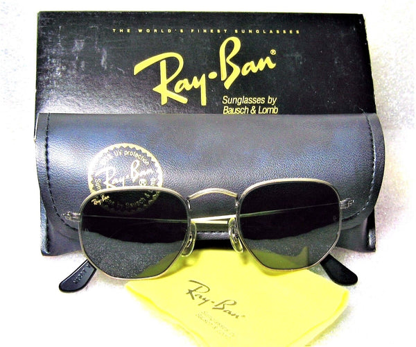 Ray-Ban USA *NOS Vintage B&L Antique Collection Pewter W1287 NEWinBOX Sunglasses - Vintage Sunglasses 