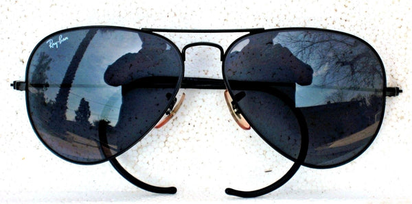 Ray-Ban USA *NOS Vintage B&L Aviator Blue Super *Changeable Lens *NEW Sunglasses - Vintage Sunglasses 