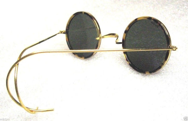 Ray-Ban USA NOS Vintage B&L Cheyenne I Lennon W1750 Honey~Tortis New Sunglasses - Vintage Sunglasses 
