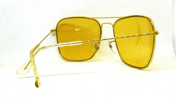 Ray-Ban USA N OS Vintage 70s B&L  Aviator Caravan Ambermatic NewInBox Sunglasses
