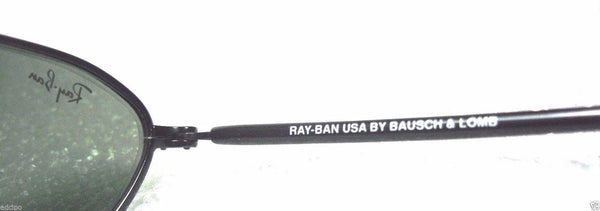 Ray-Ban Vintage *NOS B&L Orbs W2384C Sleek Black Chrome Wrap *NEW Sunglasses - Vintage Sunglasses 