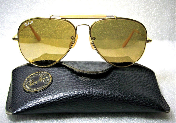 Ray-Ban USA Vintage B&L Aviator The General RB-50 Anniversary W0364 Sunglasses - Vintage Sunglasses 