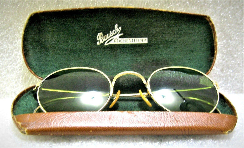 Vintage Bausch & Lomb USA 1940s WWII 12k GF Ray-Ban RB-3 Mint Sunglasses &  Case