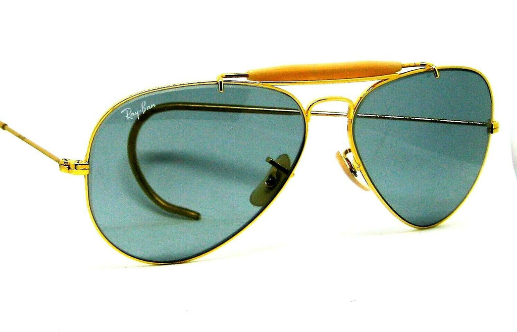 Ray-Ban USA NOS Vintage B&L Aviator Outdoorsman Blue Changeables New Sunglasses