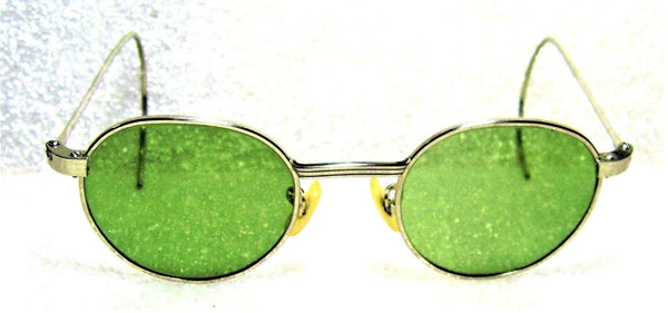 Vintage Ray-Ban USA 1940s WWII Bausch & Lomb RB-3 White Gold Sunglasses - Vintage Sunglasses 