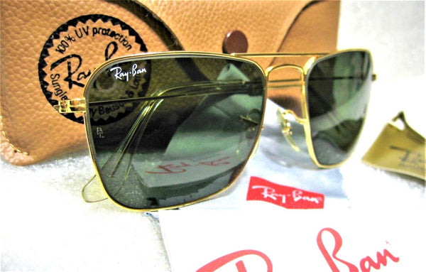 Ray-Ban USA Vintage NOS B&L Aviator Caravan L0226 Pilot 52 New Sunglasses & Case - Vintage Sunglasses 