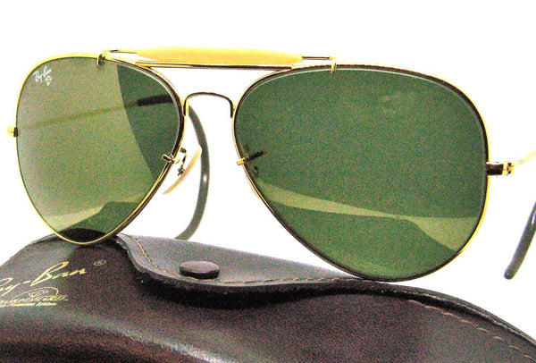 Ray-Ban USA B&L NOS Diamond Hard Aviator Outdoorsman II The General Sunglasses