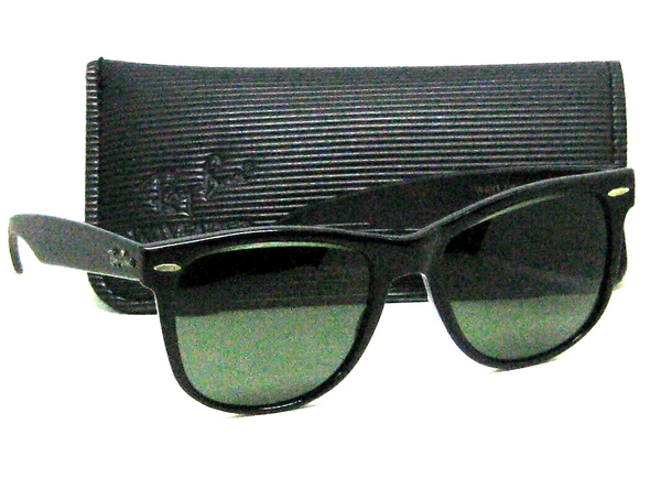 Ray-Ban USA Vintage 1980s B&L Wayfarer II L1724 Ebony Nr.Mint Sunglasses & Case