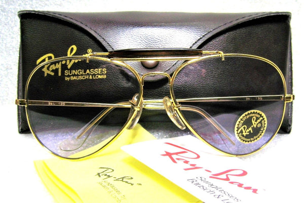 Vintage Ray-Ban USA NOS Rare B&L Aviator Bravura General LilacLns New Sunglasses - Vintage Sunglasses 