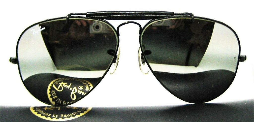Ray-Ban USA Vintage B&L Aviator Outdoorsman I G-31DM *TGM Black COBRA  Sunglasses