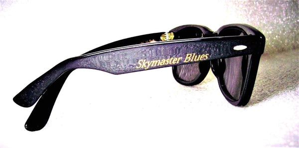American Optical NOS Vintage Rare Wayfarer Skymaster Blues 50mm New Sunglasses - Vintage Sunglasses 