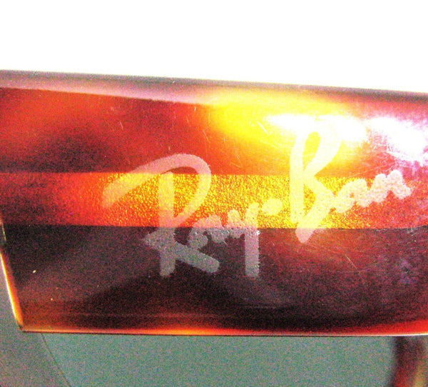Ray-Ban NOS USA Vintage B&L Onyx W0801 Matte Tortoise New Sunglasses & Case