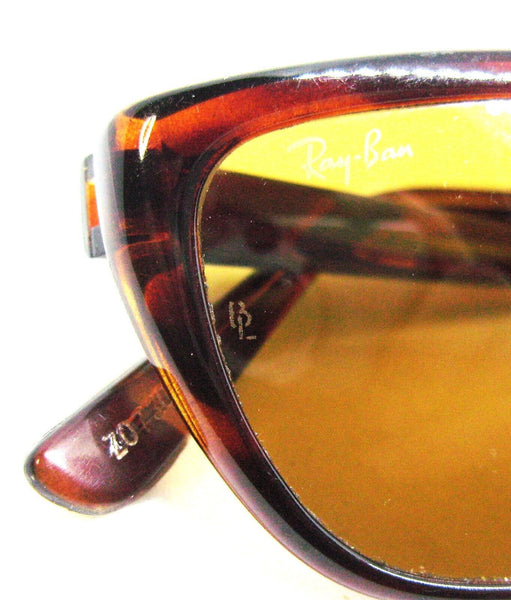Ray-Ban NOS USA Vintage B&L 80s Predator 1 PS1 Mock Tortoise Z0730 Sunglasses
