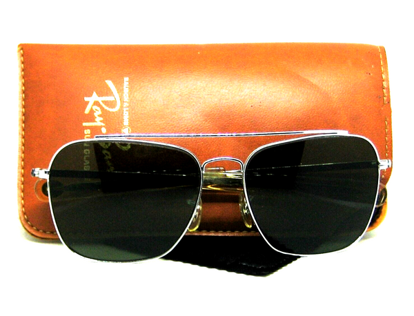 Ray-Ban USA Vintage 1960s B&L Aviator Caravan Echelon Chrome Rare  Sunglasses