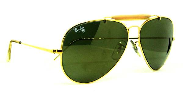 Ray-Ban USA B&L NOS Diamond Hard Aviator Outdoorsman II Bravura DpGrv Sunglasses
