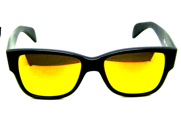 Persol Sport NOS Rare Ratti 40201 Miami Vice Orange lens Matte Black Sunglasses