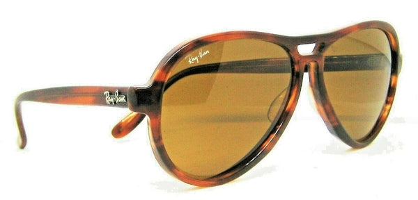 Ray-Ban USA Vintage 1980s B&L Vagabond B15 Sport Tortoise Exnt Sunglasses & Case