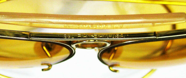Ray-Ban USA Vintage NOS 80s B&L Aviator Ambermatic Bullet Shooter New Sunglasses - Vintage Sunglasses 