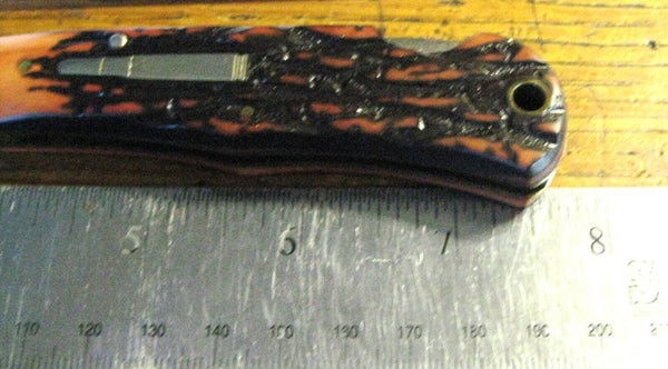 Vintage 1990 NOS Remington UMC USA R1306 Big Tracker Bullet Knife NewInBox-Sheth