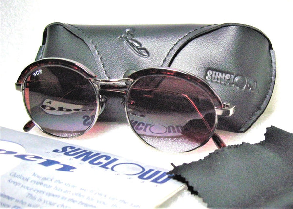 SunclOud NOS Vintage Rare RENZO Tortoise Rnd Clubmaster Rose SCR DGM Sunglasses - Vintage Sunglasses 