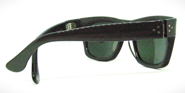 Ray-Ban NOS USA Vintage B&L 60s Plainsman Wayfarer SpaceGray New Rare Sunglasses