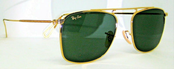 Ray-Ban USA NOS Vintage B&L Mod Aviator Caravan W1698 Pin-Etched New Sunglasses - Vintage Sunglasses 
