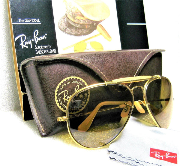 Ray-Ban USA Vintage 1987 B&L Aviator "The General" RB-50 W0364 Exlnt Sunglasses - Vintage Sunglasses 