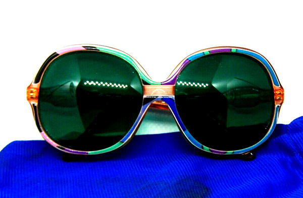 Vintage Rare Emilio Pucci 1960/70s Psychedelic France Mint Sunglasses